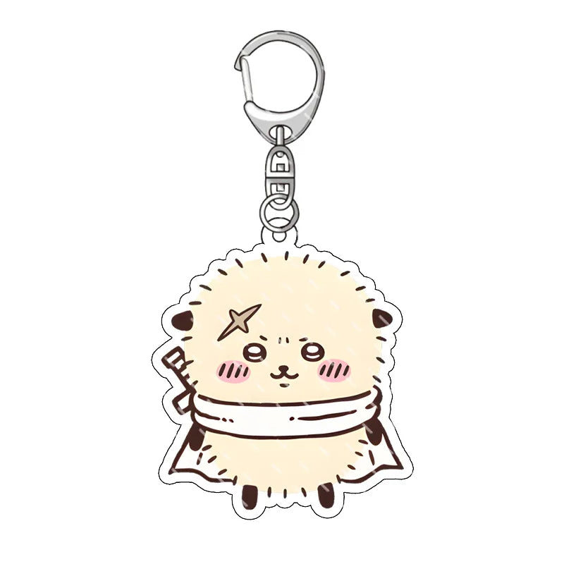 Chiikawa Pendant Anime Comic Acrylic Peripheral Keychain Hachiware Usagi Cute Pendant Bag Hanging Decoration Decoration