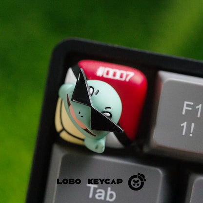 PokéMon Kawaii Resin Keycaps cartoon Pet Elf Ornament Anime Peripherals Rotatable Keycap Esc Keyboard Accessories Surprise Gifts