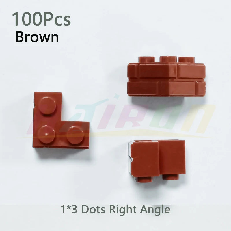 100/120Pcs MOC Building Block Simulation City Wall Brick Building Block Model Building Accessories Castle Construction Toys