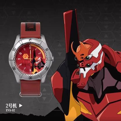 Original Boxfun Eva Evangelion The Final Mission Series Wrist Watch Blind Box Asuka Anime Peripheral Ornament Collection Gift