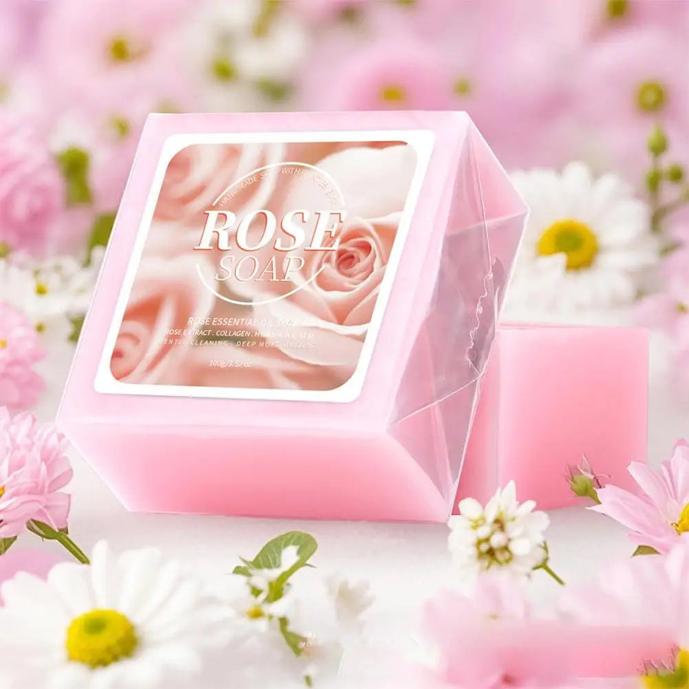 Turmeric Rose Smooth Cleansing Natural Soap Cleansing Smooth Handmade Essential Oil Soap