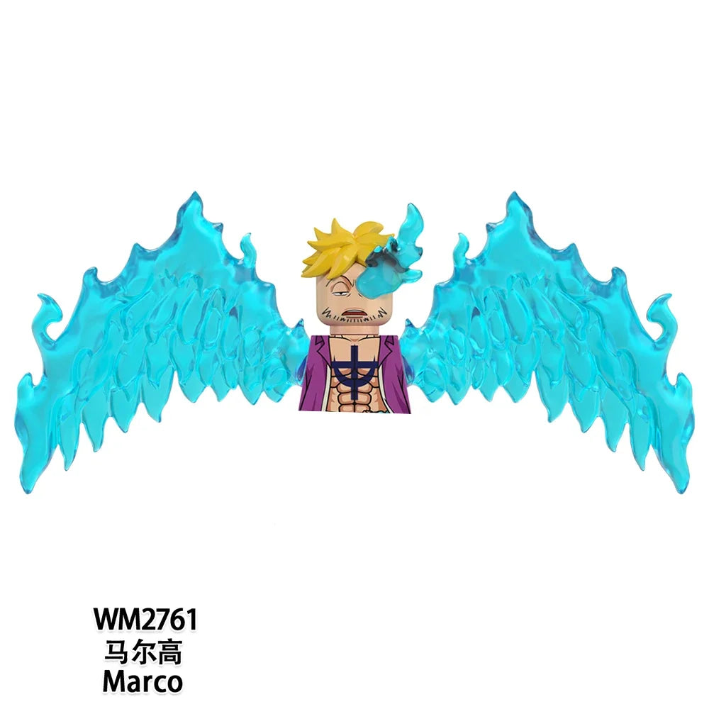 40 Style Anime One Piece WM6189 WM6188 Japanese Cartoon Series Character Figure Action Doll Model Children's Toy Gift