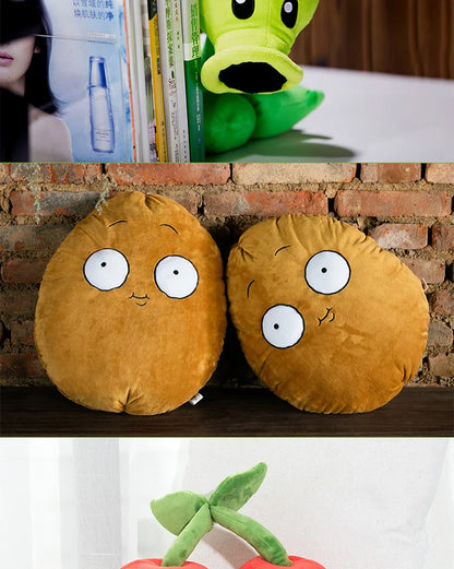 Plants vs Zombies 2 Sunflower Peashooter Coconut Plush Doll Toy Pillow Toy Figures  Soft Large Zombie Pillow Teens Holiday Gifts
