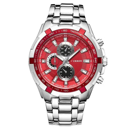 CURREN 8023 Quartz Watch Men Waterproof Sport Military Watches Mens Business Stainless Steel Wristwatch Male Clock reloj hombre