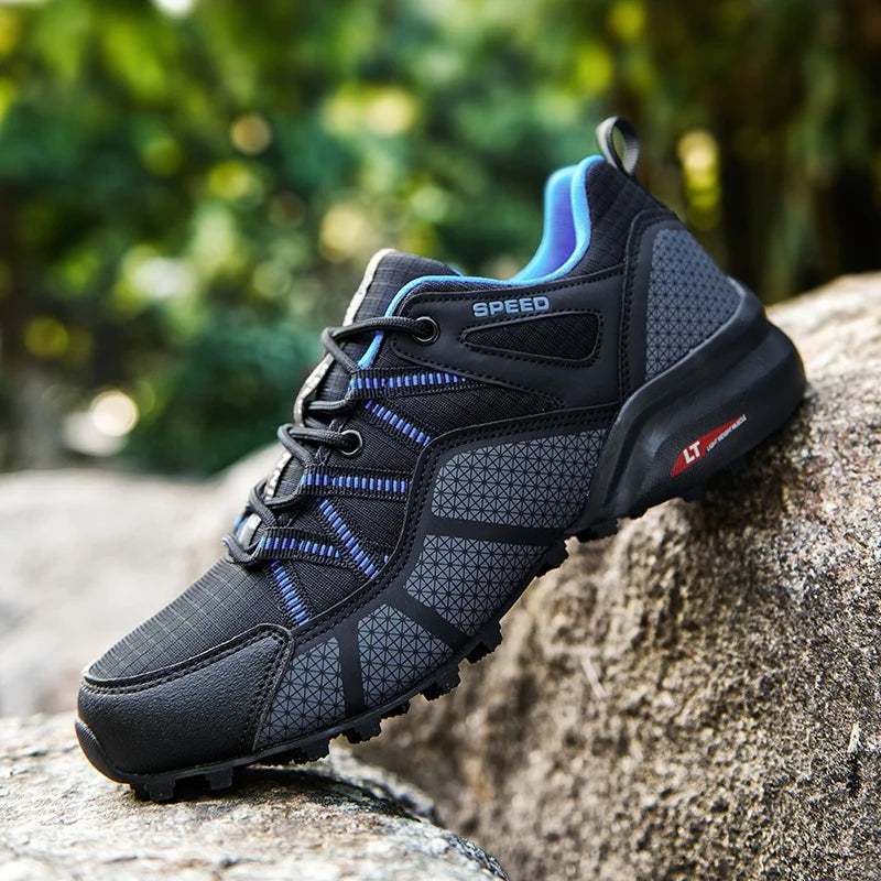 Cycling Shoes Men's Shoes Lockless Bicycle Sports Shoes Outdoor Mountain Off-road Lightweight Non-Slip Wear-Resistant Shoes39-47