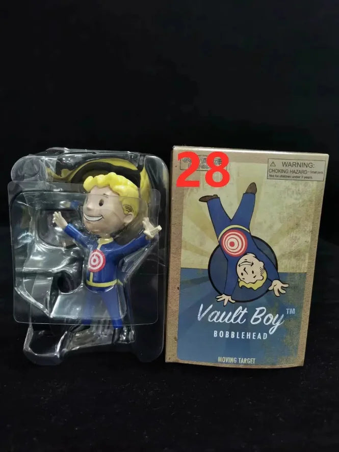 Bobblehead Cute Vault Boy Full Set Anime Action Figure Toys Statue Collection Model Doll  Desktop Ornament Display Toys Gifts