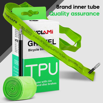 CYCLAMI Ultralight Road MTB 29 Bike TPU Inner Tube Tire French Valve FV 45mm For Gravel 700C 32C 35C 37C 40C 47C Super Light