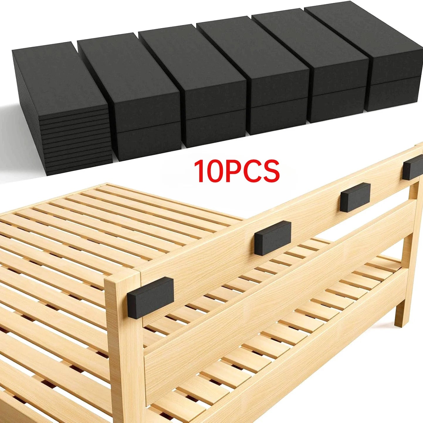 10pcs EVA Foam Double-sided Adhesive Wall Protector Is Suitable for Shock Protection of Sofa Bench Wall Anti Vibration Pads