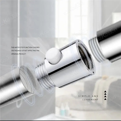 Shower Head Control Switch Shut Off Stop Valve Handheld Shower Head Bidet Sprayer Pipe Water Saving Valve Bathroom Accessories