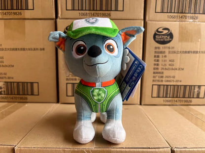 100% Genuine Paw Patrol 18-20cm standing posture Plush Toy Chase Skye Marshall Rocky Zuma Rubble 6kinds Children Birthday Gift