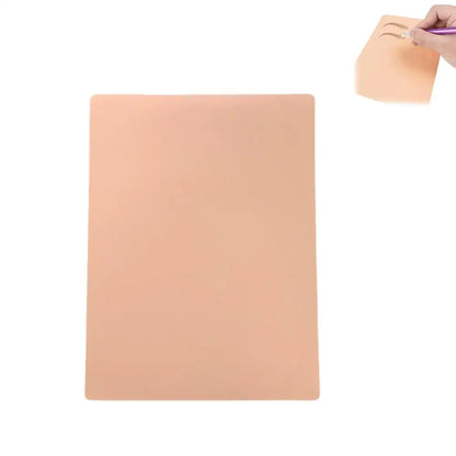 Blank Tattoo Practice Skin, Double Sided Fake Eyebrow Tattoo Practice Skins for Beginners and Experienced Tattoo Artists-1MM