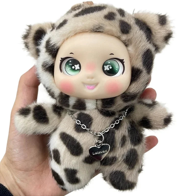 New Cute Kitty Vinyl Face Plush Pendant Kawaii Cat Plushie Keychain Backpack Charm Home Decor for Adults Stuffed Pendant