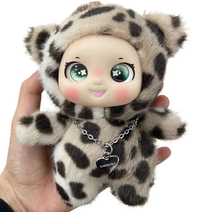 New Cute Kitty Vinyl Face Plush Pendant Kawaii Cat Plushie Keychain Backpack Charm Home Decor for Adults Stuffed Pendant