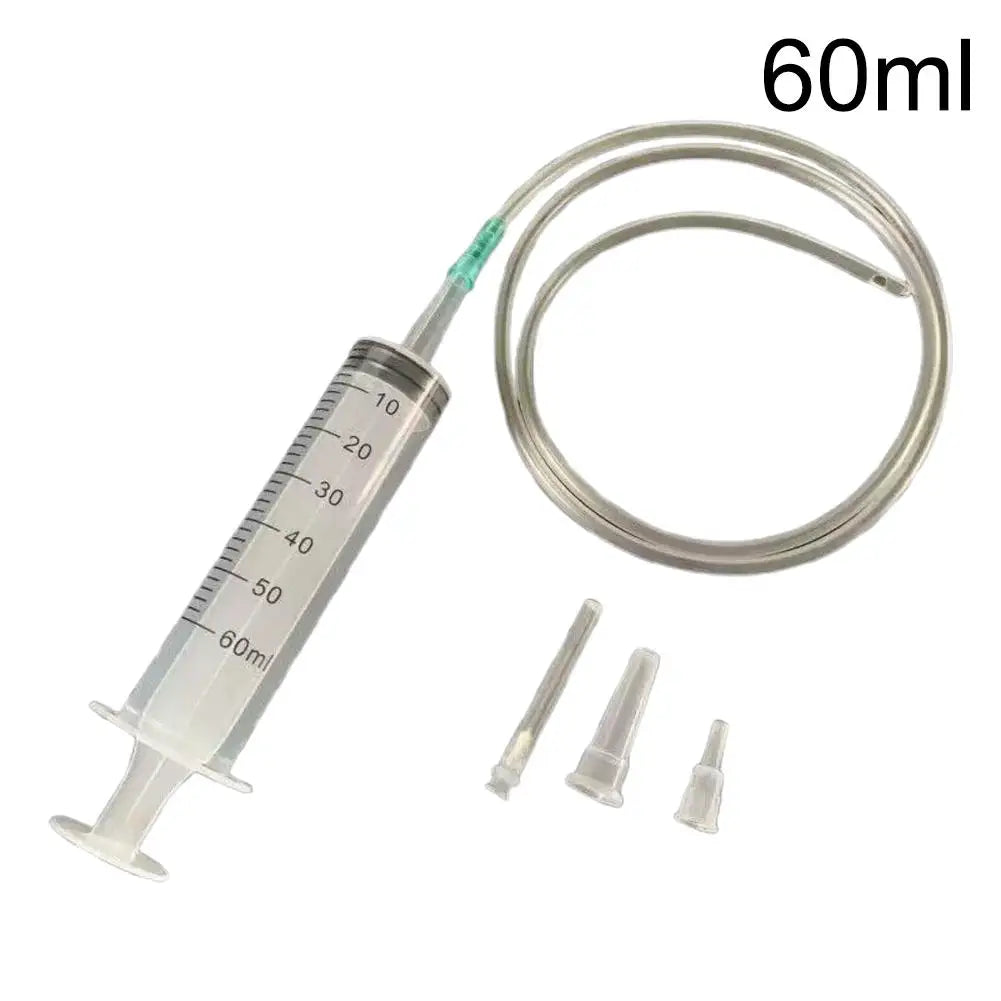 100/300/550ml Large Capacity Syringes Oil Pump With 1m Hose Pet Feeding Measuring Pump Hydroponics Nutrient Big Syringe