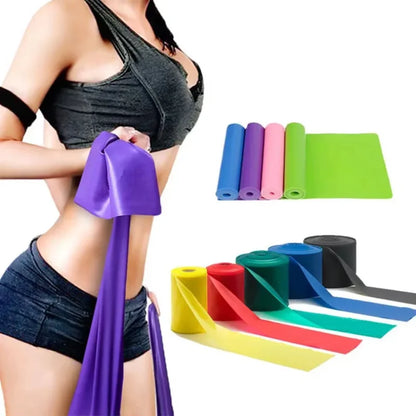 Yoga Tension Sheet Elastic Band - Resistance Band for Yoga, Pilates, Fitness Exercise, Stretching, and Strength Training
