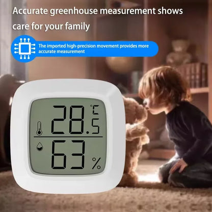 4-10PCS Mini LCD Digital Thermometer Hygrometer Indoor Room Temperature And Humidity Meter Sensor Meter Home Thermometer