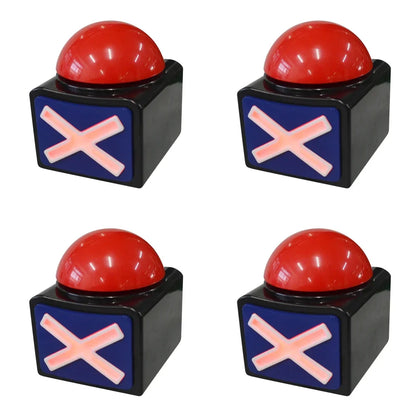 4-1PCS Educational Answer Buzzer Interactive Game Answer Buzzers for Kids' Engaging Learning Family Game Quiz Show Alarm Buzzer