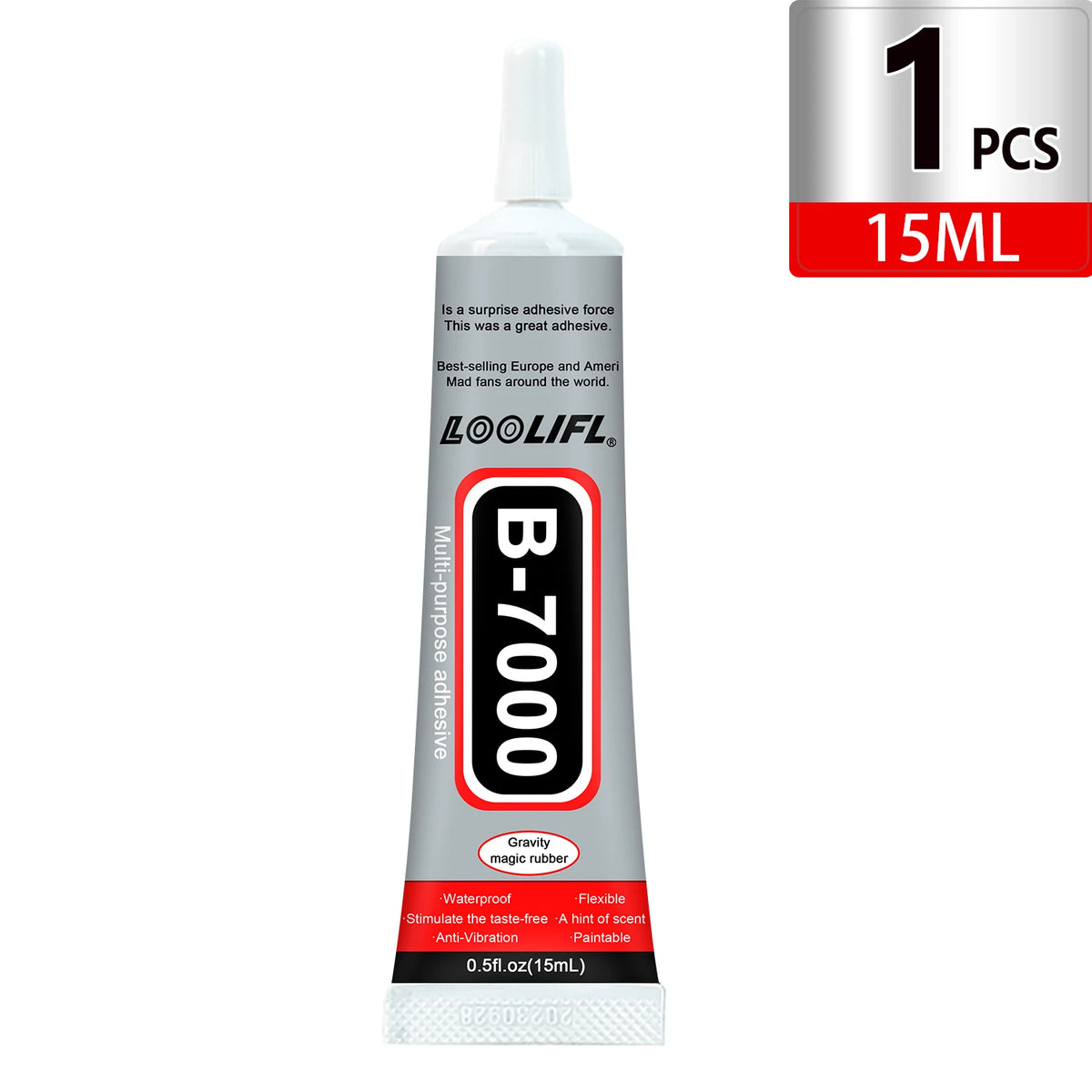 1-10Pcs Loolifl B-7000 Super Glue Safety Materials Epoxy Resin Repair Cell Phone Touch Screen Jewelry Craft Liquid Adhesive 15ml