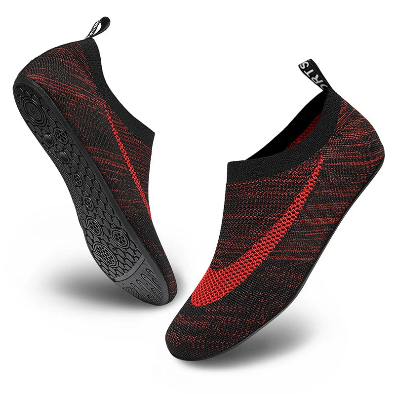 Aqua Shoes Madam, Men's Beach Swimming Water Sports Socks Barefoot Sneakers Fitness Yoga Swimming Surfing Canyon-Walking Shoes