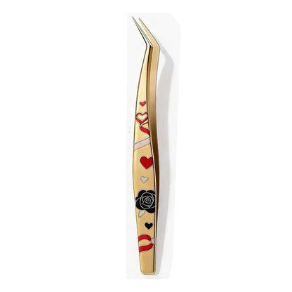 1pc High Precision Lash Tweezers Stainless Steel Eyelash Tweezers Lash Extensions Lash Tweezers for Eyelash Extension Straight