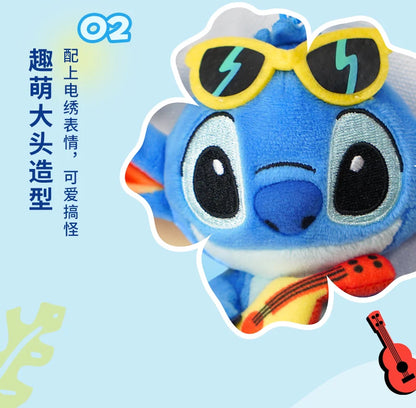 Genuine Disney Stitch Lotso Plush Toys Keychain Pendant Accessories Cute Cartoon Stuffed Doll Key Ring Toys Key Chain Gift