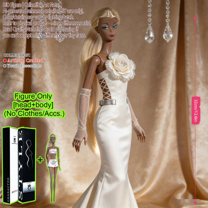 Multi-Joint BJD Model, 1/6 Scale 12-Joint, Changeable Makeup Premium Craft (no clothing)