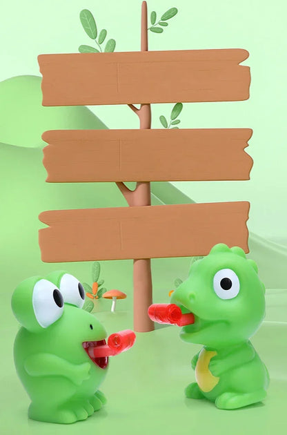 Fidget Decompression pinch toy Creative Frog Dinosaur Sticking Tongue Out Relieve Stress Children Fun Squeeze Interactive Toys
