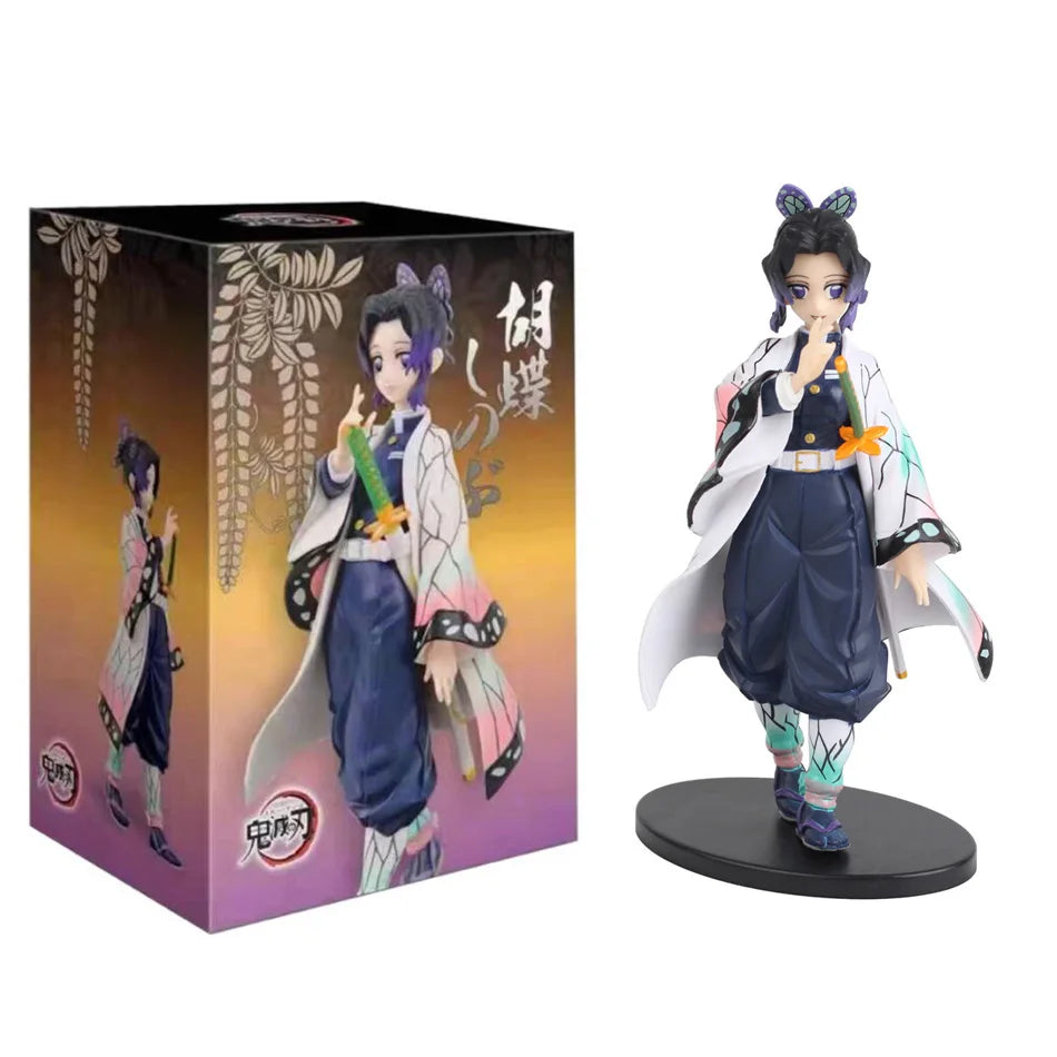 Anime Figure Kamado Tanjirou Nezuko Demon Slayer Figure Action Figures PVC Model Toys Zenitsu Figurine Inosuke Kimetsu No Yaiba