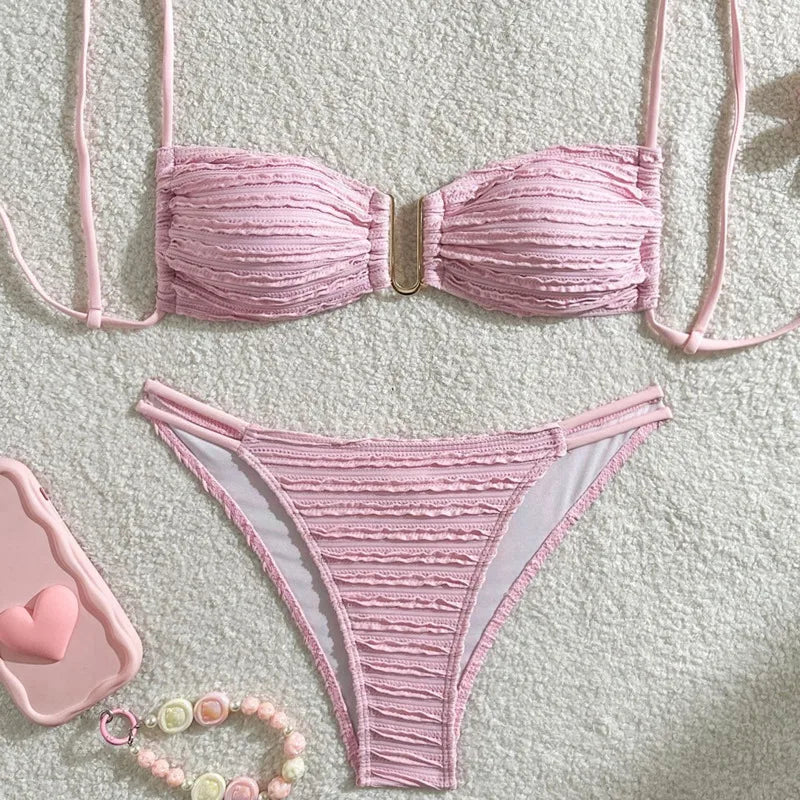 Summer Sexy Bikinis 2026 Women's Swimwear Female Swimsuit For Swim Wear Bathing Suits Brazilian Bikini Set Beachwear Pool Bather