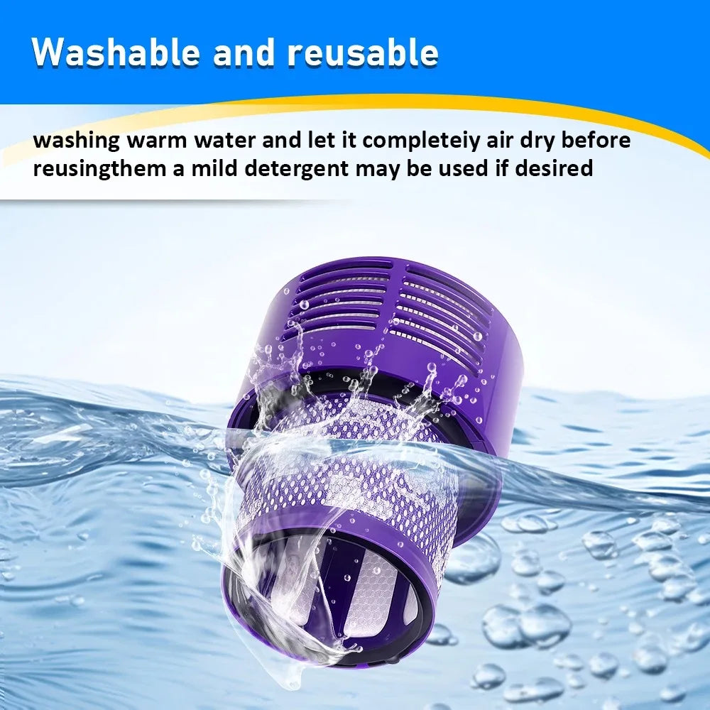 For Dyson V10 US SV12 Filter Hepa Accessories Robot Vacuum Cleaner Washable Filter Replacement Cleaning Spare Parts