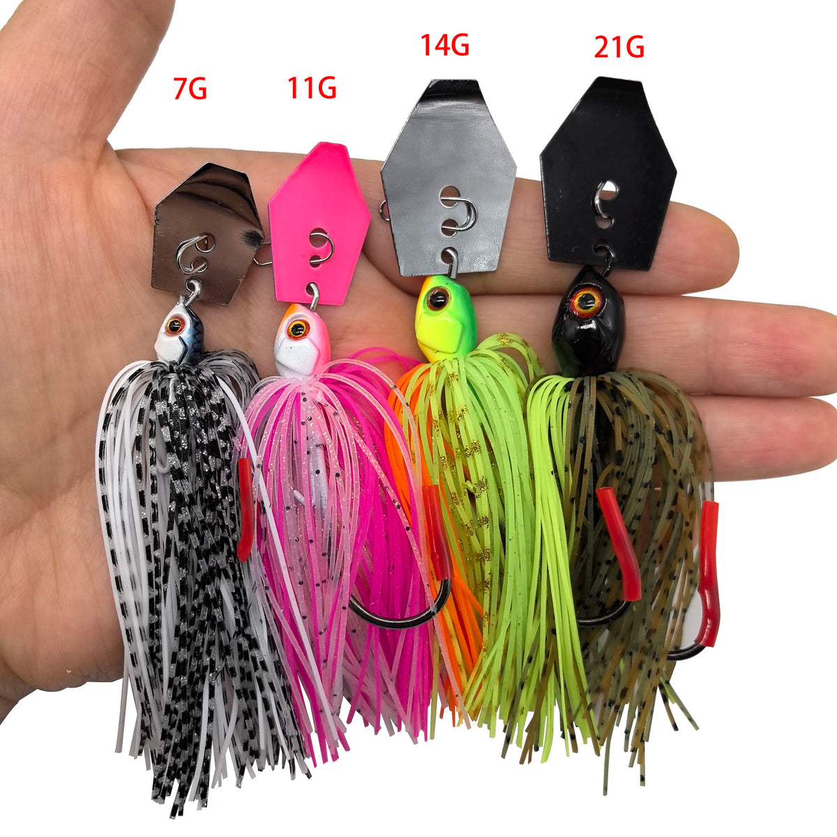 Mycena Fishing Lure Chatter Bait Spinner Bait 7G/9G/11G/14G/21G  Blade Jig Dancer Buzzbait wobbler chatterbait for bass pik