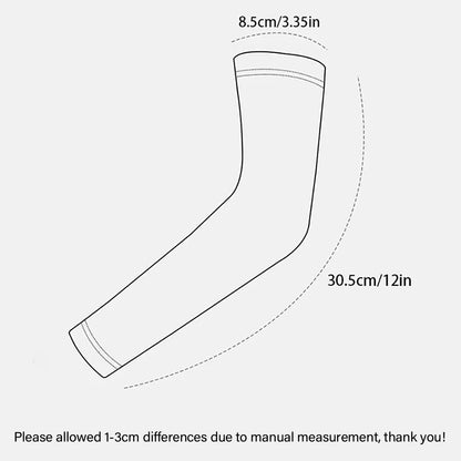 3Pairs Summer Sun Protection Ice Sleeve Men Women Fashion Breathable Elastic Ice Silk  Arm Gloves for Outdoor Cycling, Driving
