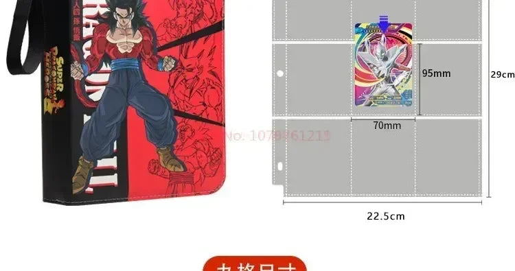 400pcs/900pcs Anime Dragon Ball Card Album Book Collection Card Storage Folder Hold Vegeta Iv Game Cards Binder Holder Kids Gift