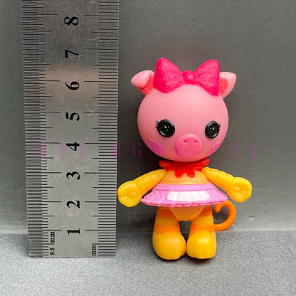 Original 8-10cm Can Choose Lalaloopsy Little Sister and Pet Dolls PVC Girls' Holiday Gift Collection Pvc Toys