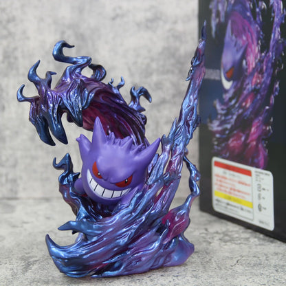 18cm Pokemon Gengar Figure Anime Action Model Collectible Statue for Display Halloween Christmas Birthday Gift Desktop Deco Doll
