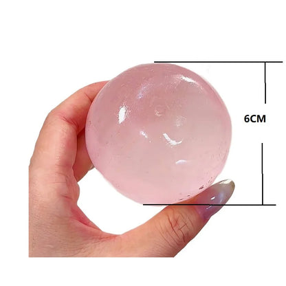Blue Maltose Squishy Toys Anti Stress Sensory Fidgets Toy Soft Simulated Transparent Blue Maltose Slow-rebound Decompression Toy
