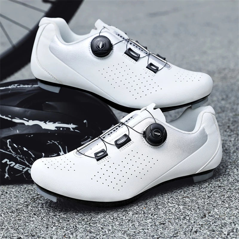 Road Cycling Shoes Flats Cleats Shoes Speed Cycling Sneaker Man Bike Shoes Women Self-Locking Non-slip Mountain Bicycle shoe spd