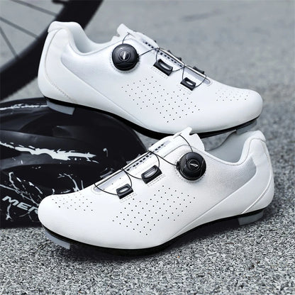 Road Cycling Shoes Flats Cleats Shoes Speed Cycling Sneaker Man Bike Shoes Women Self-Locking Non-slip Mountain Bicycle shoe spd