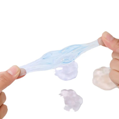 5/10/20PCS Kawaii Cat Paws Sticky Squeeze Toys Soft Realistic Jelly Glitter Cat Paws Transparent Squeeze Toys Kids Adult Gifts