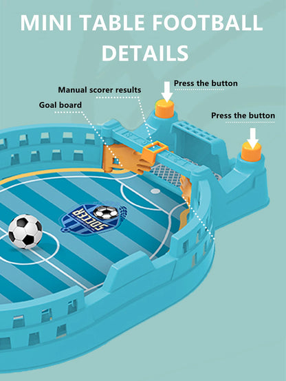 Football Table Mini Tabletop Interactive Game, Soccer Tabletops Competition Sports Games Desktop Catapult Toys for Family Game
