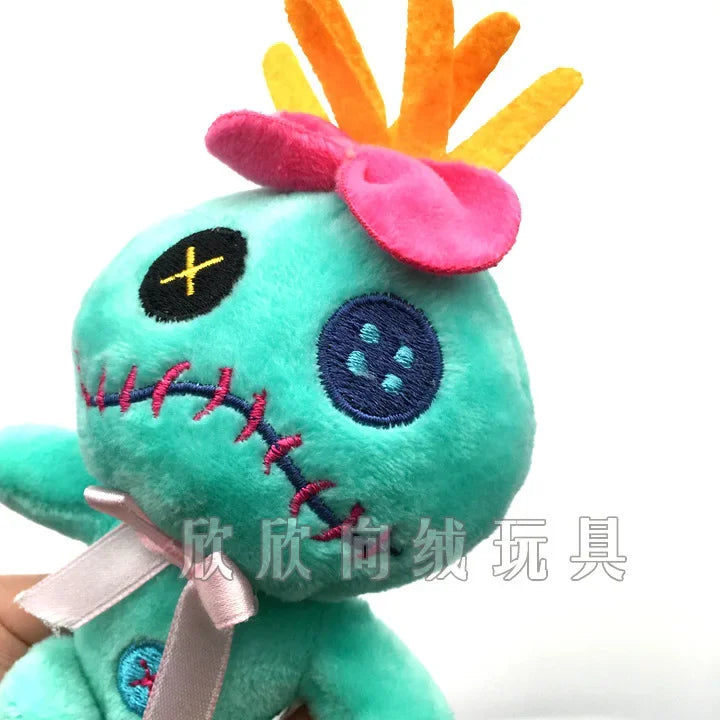 Disney Lilo and Stitch Plush Doll Toy Bouquet Stitch Animal Stuffed Keychains Pendant Girl Kids Birthday Christmas Gifts