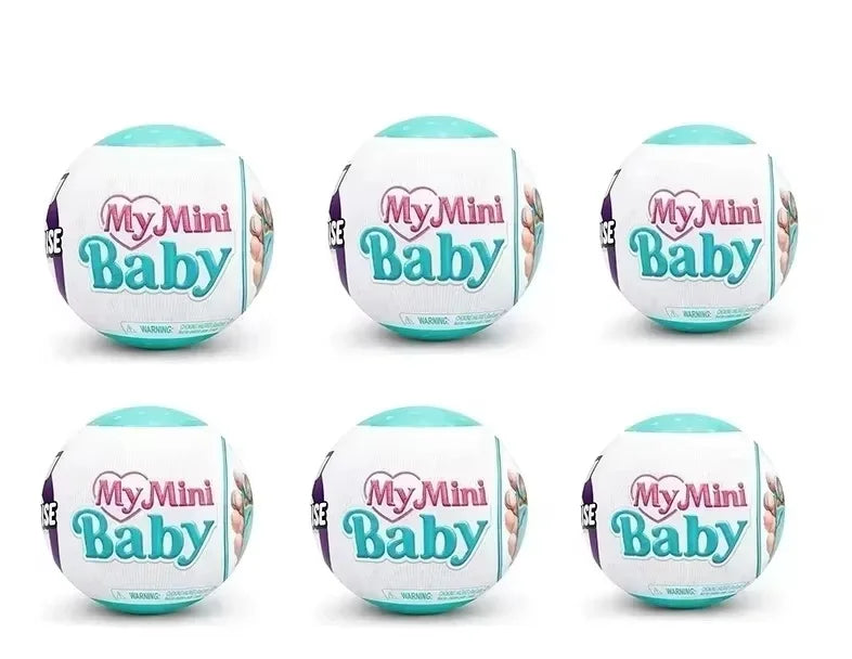 Genuine Zuru My Mini Baby Toy 5 Surpris Ball Ver1 Action Figures My Mini Baby Ver.2 Miniverse Anime Fiugres Decor Birthday Gift