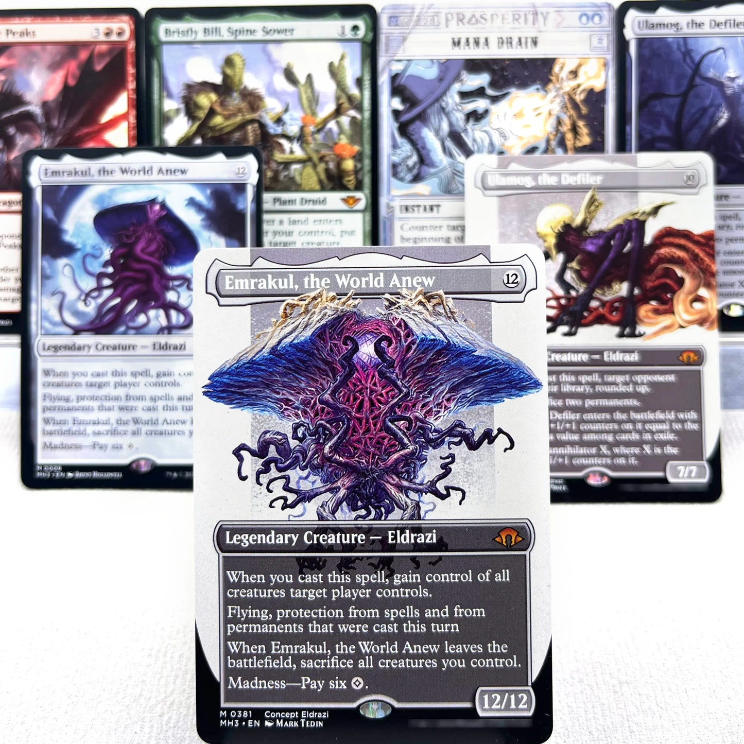 MH3 OTJ OTP HOLO7-Ⅰ04 Tcg cards  proxys Magical Ulamog,  the Defiler Bristly Bill, Spine Emrakul, the World Anew Gather