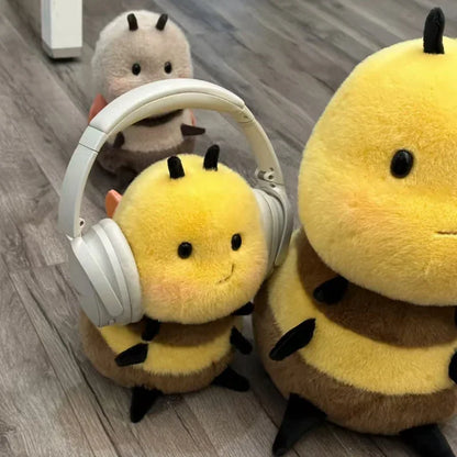 20cm Adorable Cartoon Honey Bee Plush Toy Kawaii Soft Stuffed Animals Plushies Kids Girls Boys Birthday Xmas Gifts