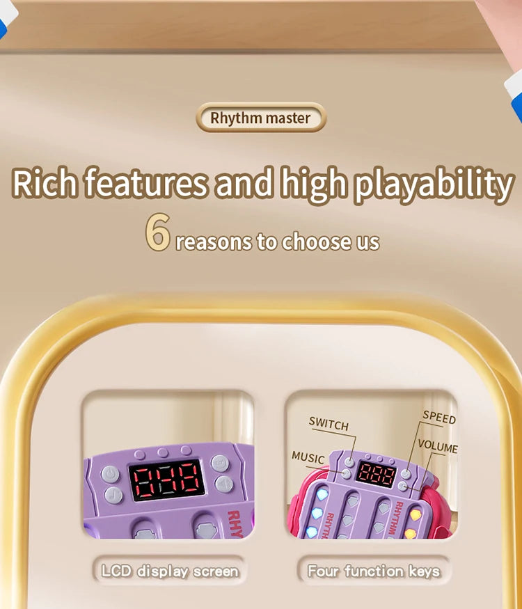 Music Decompression Parkour rhythm master presses puzzle puzzle level concentration training toy boy girl birthday gift