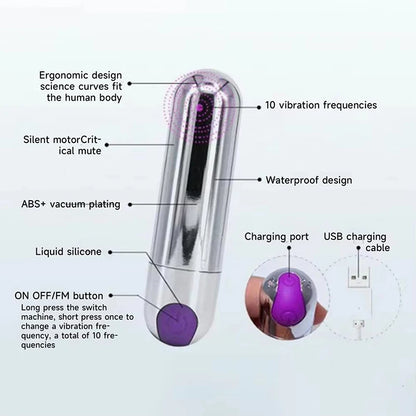 Portable Vibrating Eye Massager USB Rechargeable Eye Fatigue Relief Tool Eye Beauty Devices Massager Machine 10 Modes