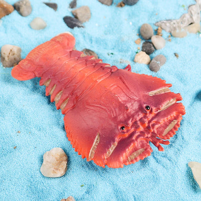 Oenux Ocean Animals Simulation Tiger Prawn Crayfish Shrimp Sea Life Model Figurines Action Figures Collection Toys For Kids Gift