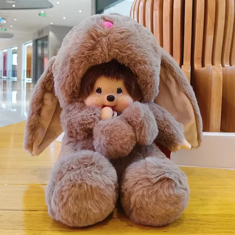 2023 New 20cm Kawaii Cartoon Animation Doll MONCHICHI Children's Birthday Gift Christmas Gift Wedding Supplies Doll