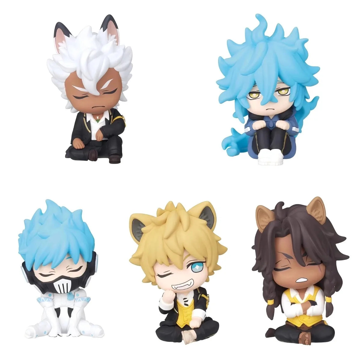 Twisted Wonderland Game Official Shroud Idia Ortho Leona Jack Ruggie Malleus Sebe Lilia Original Small Figure Capsule