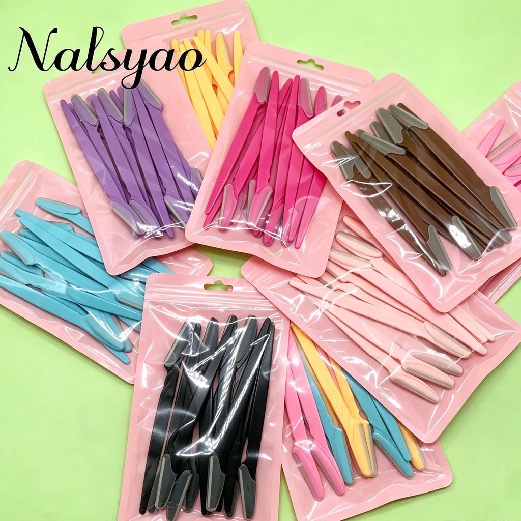 Wholesale 5/10/30/40pcs Razor for Trimmer and Women Eyebrow and Men Shaver with Hair Razor and Face Protective Cover, Safe Rap